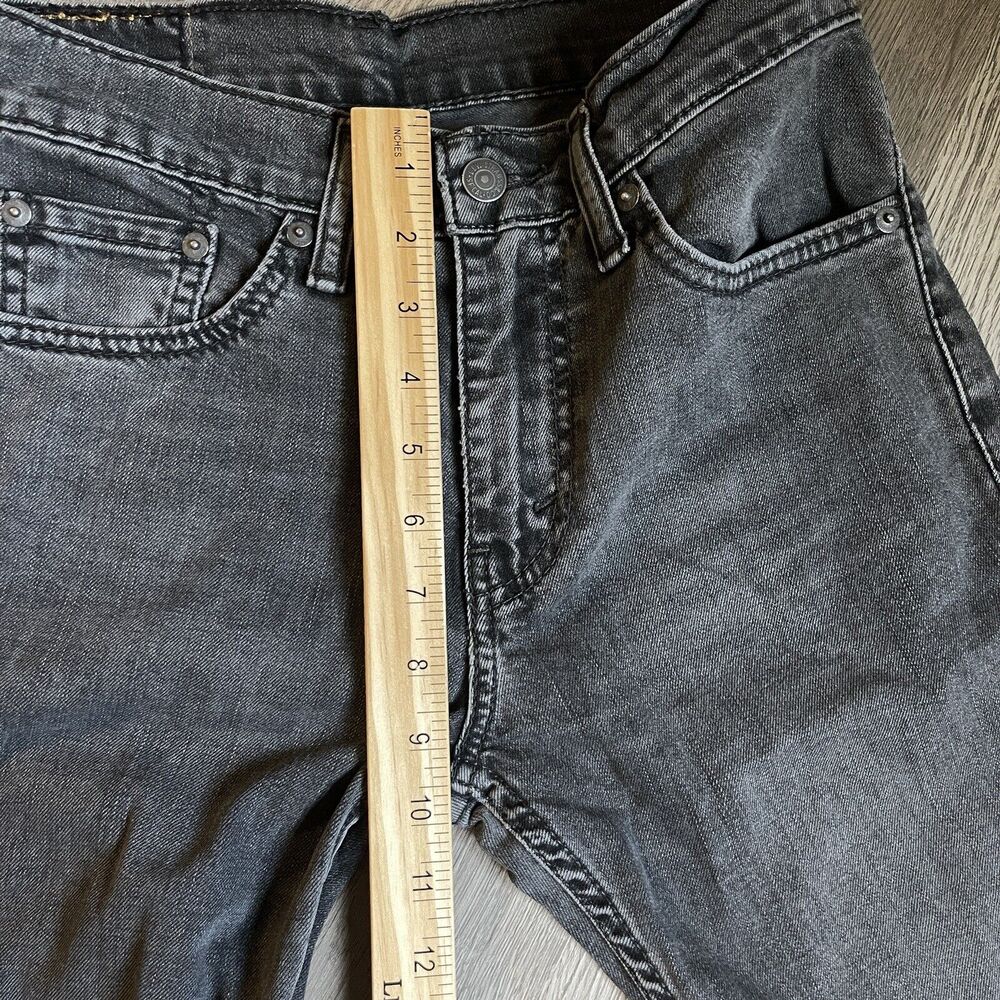 Levi's 511 Men's Size 29 Shorts Denim Jean 11” Inseam Black Faded Slim Fit - Picture 12 of 12